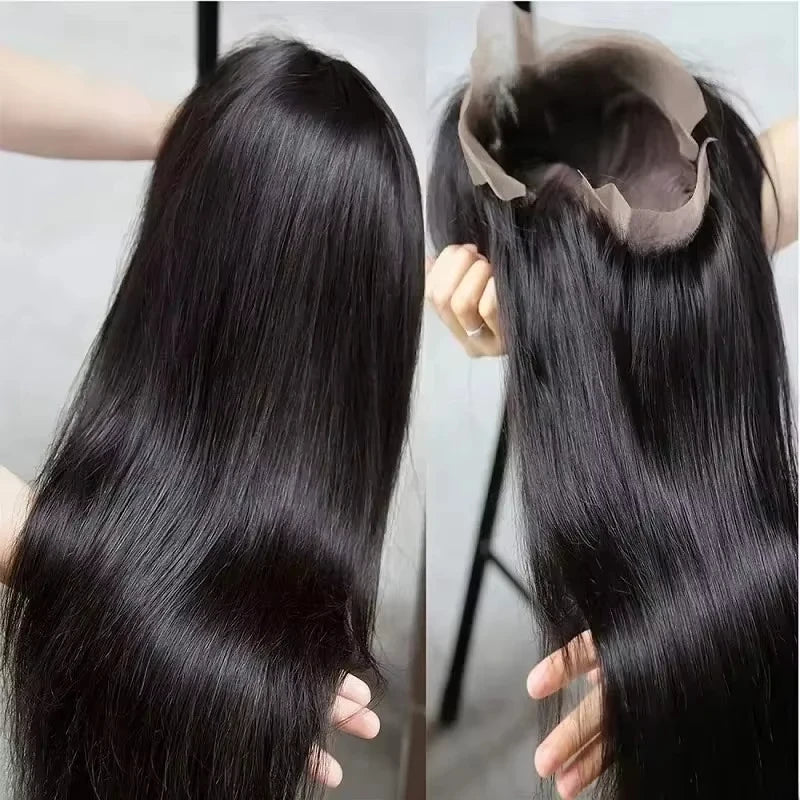 Human Hair Brazilian Bone Straight 13x4 HD Lace Front Wig 40 Inch 13x6 Lace Frontal 4x4 5x5 Glueless Clourse Wigs Pre Plucked